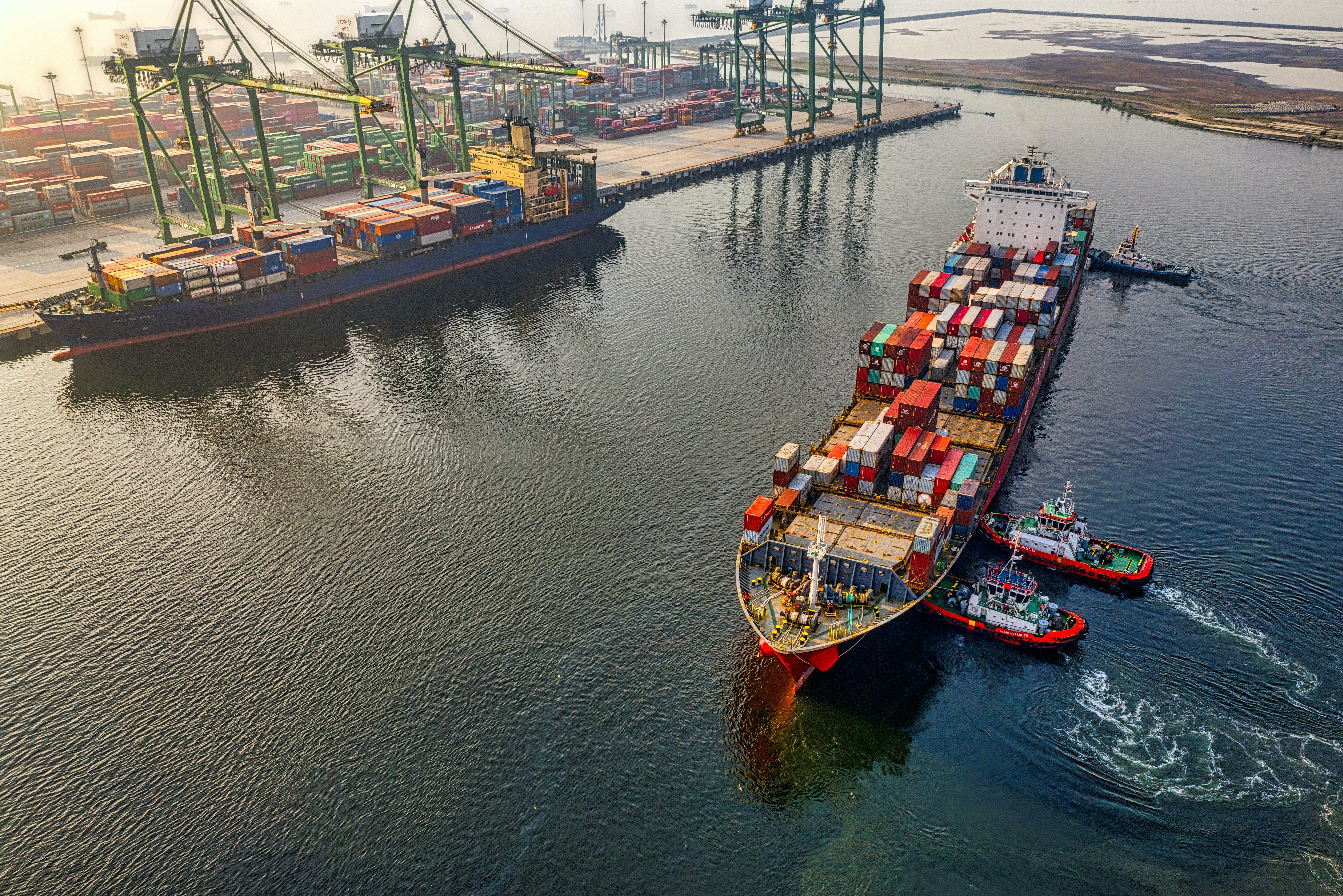 Shipping background
